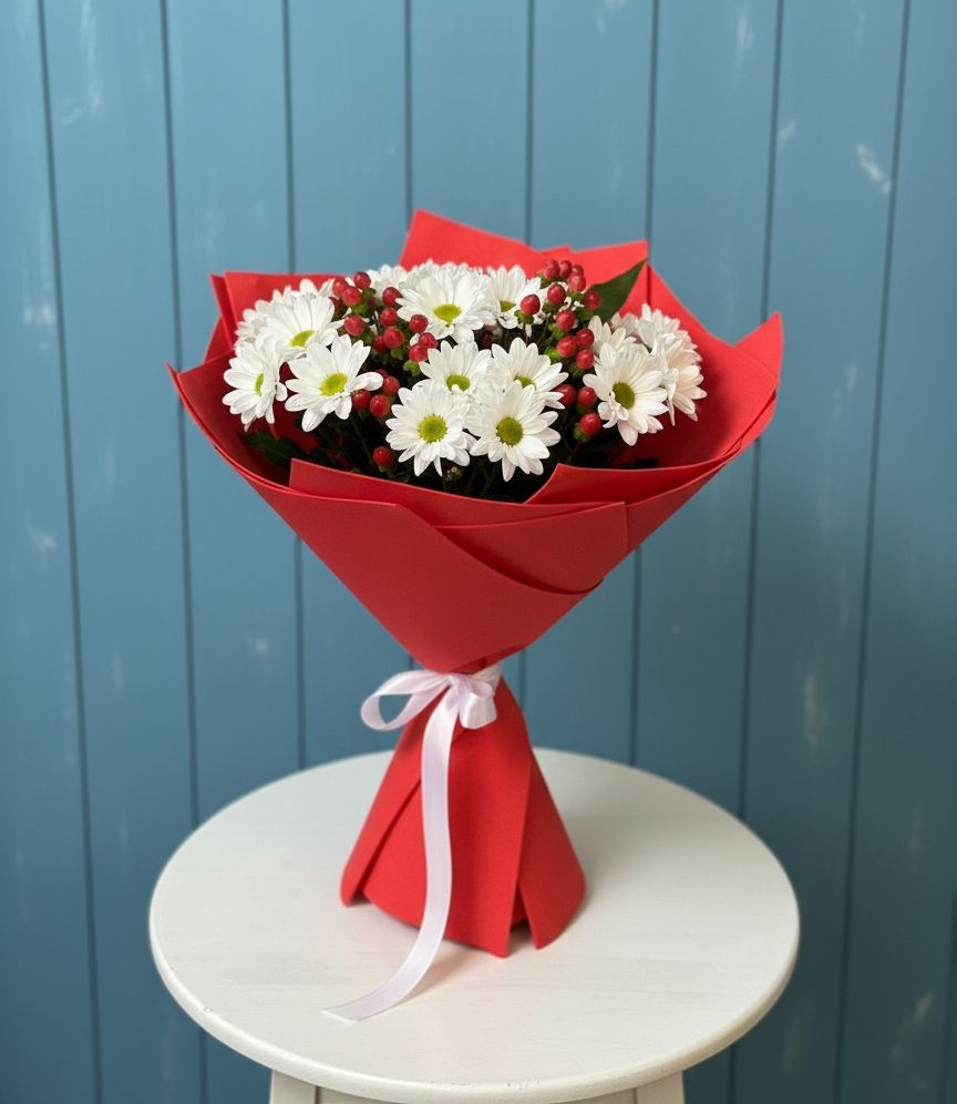 Букет цветов из: Хризантемы в Щиграх