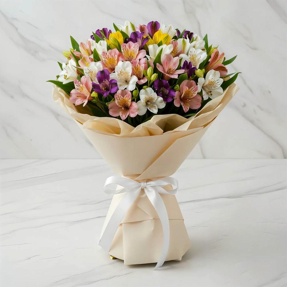 Букет цветов из: Альстромерии в Щиграх