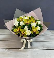 Букет цветов из:  Орхидеи и Розы в Щиграх