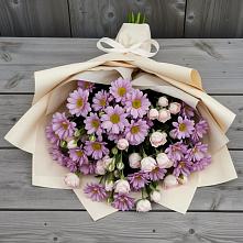 Букет цветов из:  Розы и Хризантемы в Щиграх