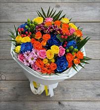Букет цветов из:  Розы и Хризантемы в Щиграх