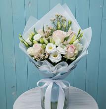 Букет цветов из:  Розы и Лизиантусы #REPLACE_PRED# Щиграх
