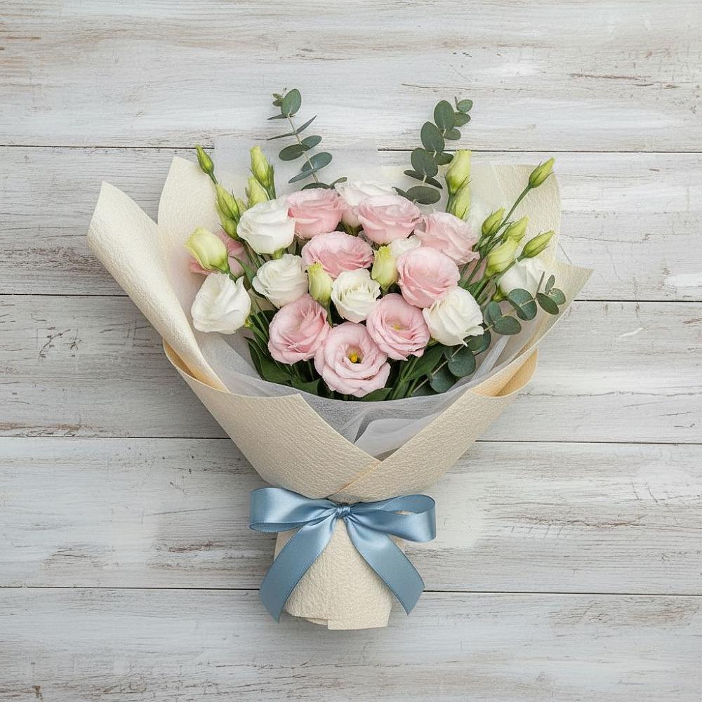 Букет цветов из: Лизиантусы в Щиграх